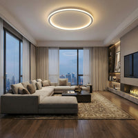 RUNDLYS – Scandinavian Round LED Ceiling Lamp for Soft Ambient Glow