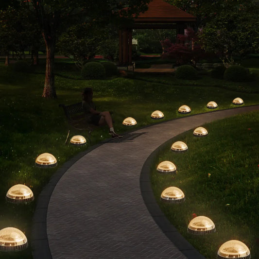 GROUNDLIVA – Waterproof Solar Ground Lights for Outdoor Landscapes