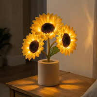 PETALRAY – Cordless Table Lamp for Elegant Floral Ambience
