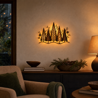 PINEGLOWERA – Forest-Inspired Wall Light for Warm Festive Illumination