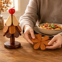 FIRREST – Christmas Tree Table Trivet Set for Easy Holiday Serving
