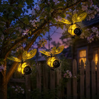 BEEAURA – Solar Hanging Bee Lamp for Garden Glow