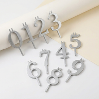 BIRTHDIGIT – Set di portacandele numerici per decorazioni festive di compleanno