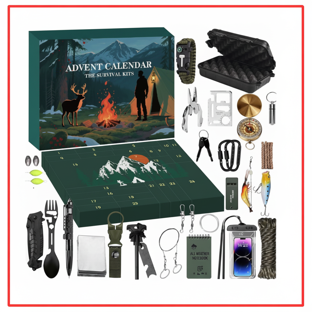GEARQUEST – Calendario dell’avvento con attrezzi da outdoor per un divertimento natalizio all’insegna dell’avventura
