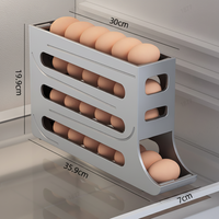 EGGROLLA – 4 Tier Rolling Egg Storage Organizer