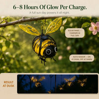 BEEAURA – Solar Hanging Bee Lamp for Garden Glow
