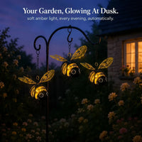 BEEAURA – Solar Hanging Bee Lamp for Garden Glow
