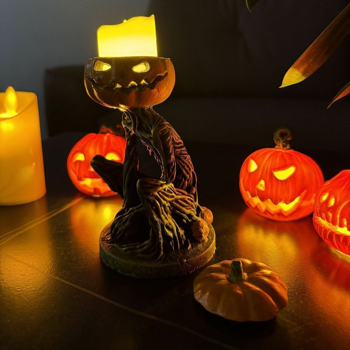 JACKSPARK – Illuminated Pumpkin Halloween Decor for Playful Styling