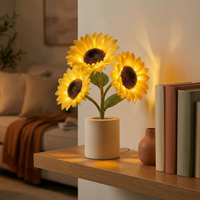 PETALRAY – Cordless Table Lamp for Elegant Floral Ambience