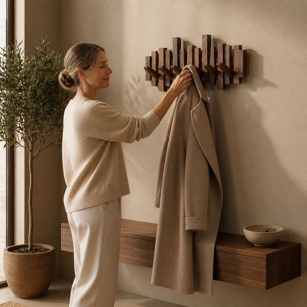 BRANCHORA – Porte-manteau pour un rangement quotidien élégant