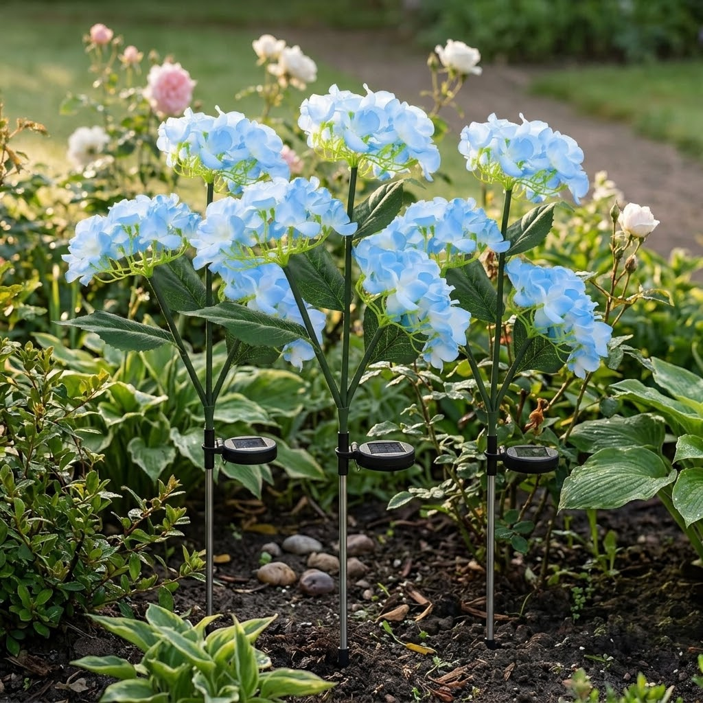HYDRASHINE – Lampes solaires florales pour un éclat extérieur radieux