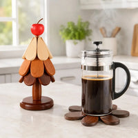 FIRREST – Christmas Tree Table Trivet Set for Easy Holiday Serving
