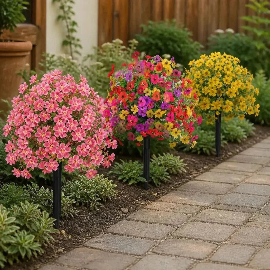 BLOOMCHARM – Fleurs artificielles pour une décoration extérieure éclatante