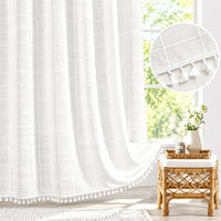FRINGELLE – Decorative Shower Curtain for Refined Bathroom Charm