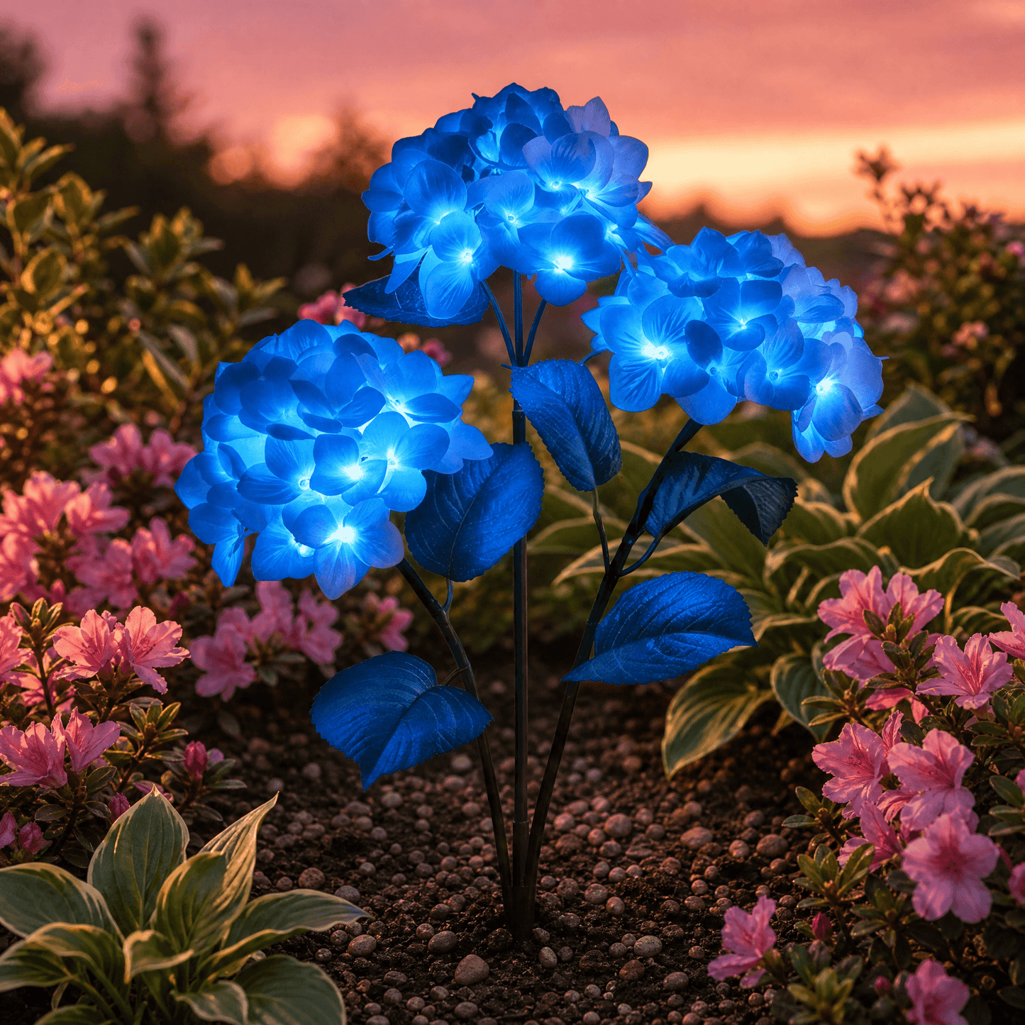 HYDRASHINE – Lampes solaires florales pour un éclat extérieur radieux