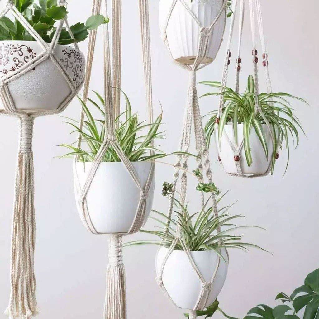 HANGBELLE – Hängekorb-Set aus 4 Stück für eine stilvolle Innendekoration