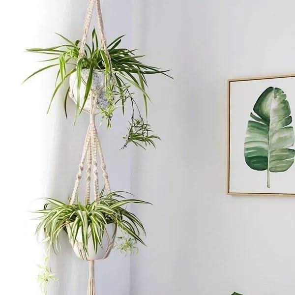 HANGBELLE – Hängekorb-Set aus 4 Stück für eine stilvolle Innendekoration