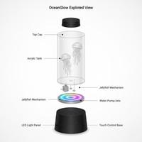 JELLYVORA – Jellyfish LED Lamp for Relaxing Ocean-Inspired Ambience