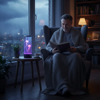 JELLYVORA – Jellyfish LED Lamp for Relaxing Ocean-Inspired Ambience