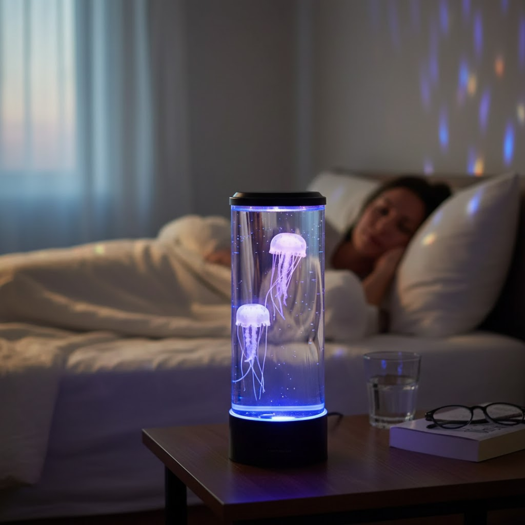 JELLYVORA – Jellyfish LED Lamp for Relaxing Ocean-Inspired Ambience