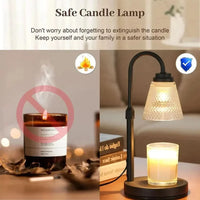 WAXTIMER – Candle Warmer Lamp with Timer for Flame-Free Ambience