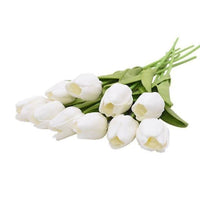 TULIPLUME – Composition florale artificielle pour une décoration de table élégante