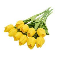 TULIPLUME – Composition florale artificielle pour une décoration de table élégante