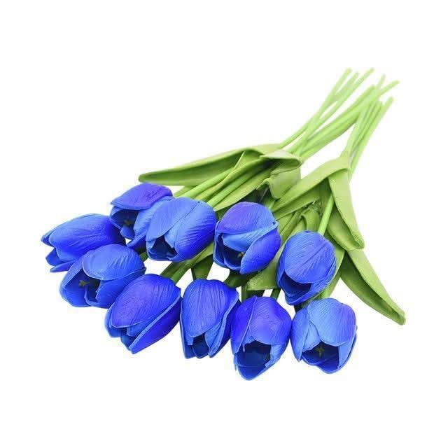 TULIPLUME – Composition florale artificielle pour une décoration de table élégante