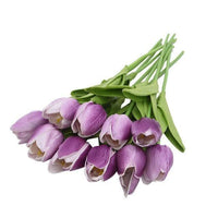 TULIPLUME – Composition florale artificielle pour une décoration de table élégante