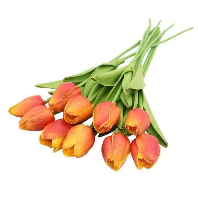 TULIPLUME – Composition florale artificielle pour une décoration de table élégante