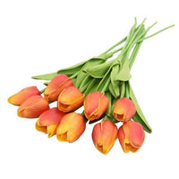 TULIPLUME – Composition florale artificielle pour une décoration de table élégante