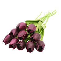 TULIPLUME – Composition florale artificielle pour une décoration de table élégante