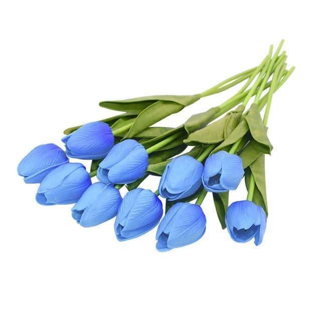 TULIPLUME – Composition florale artificielle pour une décoration de table élégante