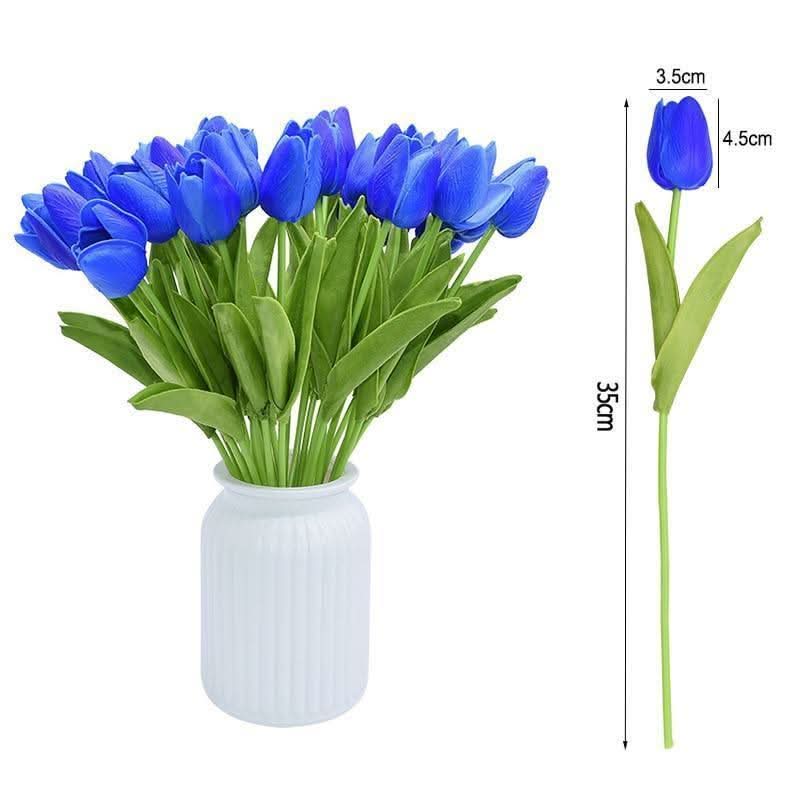 TULIPLUME – Composition florale artificielle pour une décoration de table élégante