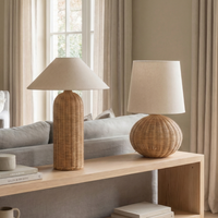 RATTAVIXA – Boho Table Lamp for Inviting Bedroom Atmosphere