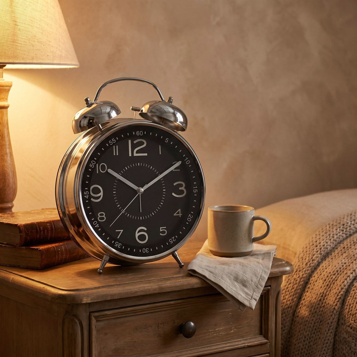 CHRONELLE – Sveglia a doppia campana per uno stile senza tempo sul comodino