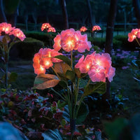 HYDRANGEALIVA – Décoration hortensia lumineuse pour espaces extérieurs élégants