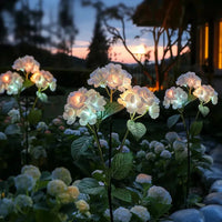 HYDRANGEALIVA – Décoration hortensia lumineuse pour espaces extérieurs élégants