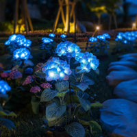HYDRANGEALIVA – Décoration hortensia lumineuse pour espaces extérieurs élégants