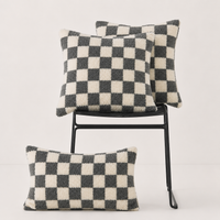 TEDDAVELIX – Plush Teddy Pillow Covers for Cozy Sofa Comfort