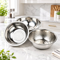 BOWLCRAFT – Set de 3 bols mélangeurs pour une préparation pratique en cuisine