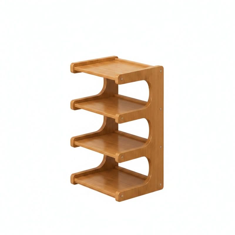 NORDSHOE – Scandinavian Shoe Rack with Open Shelves for Easy Storage