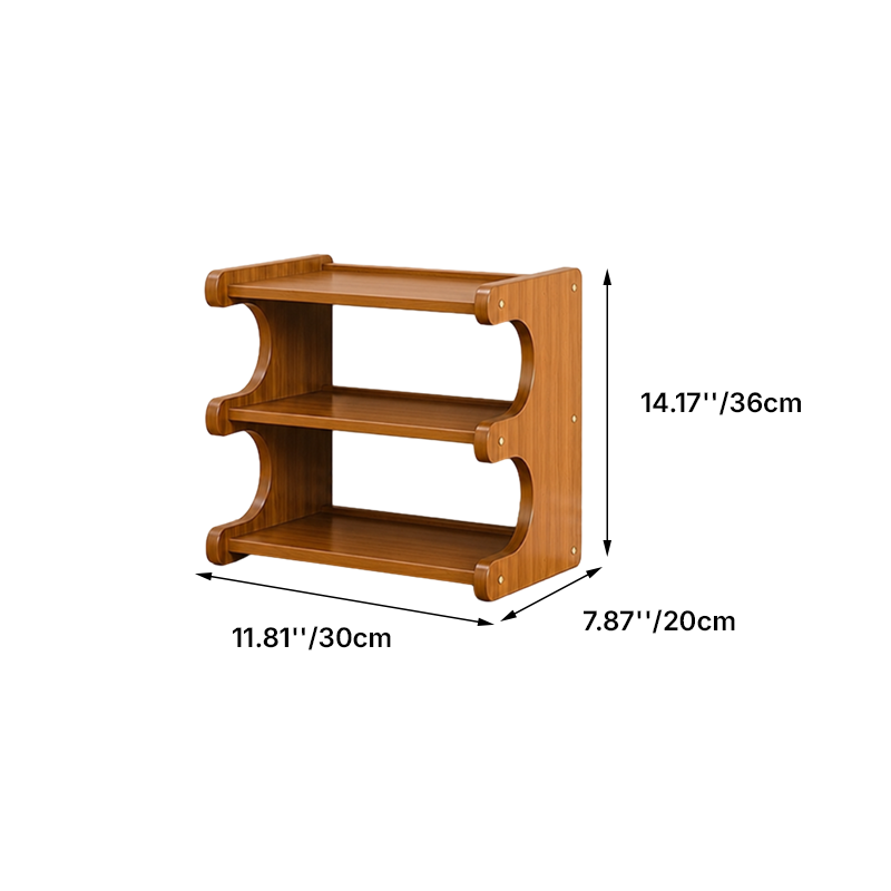 NORDSHOE – Scandinavian Shoe Rack with Open Shelves for Easy Storage