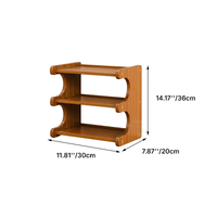 NORDSHOE – Scandinavian Shoe Rack with Open Shelves for Easy Storage