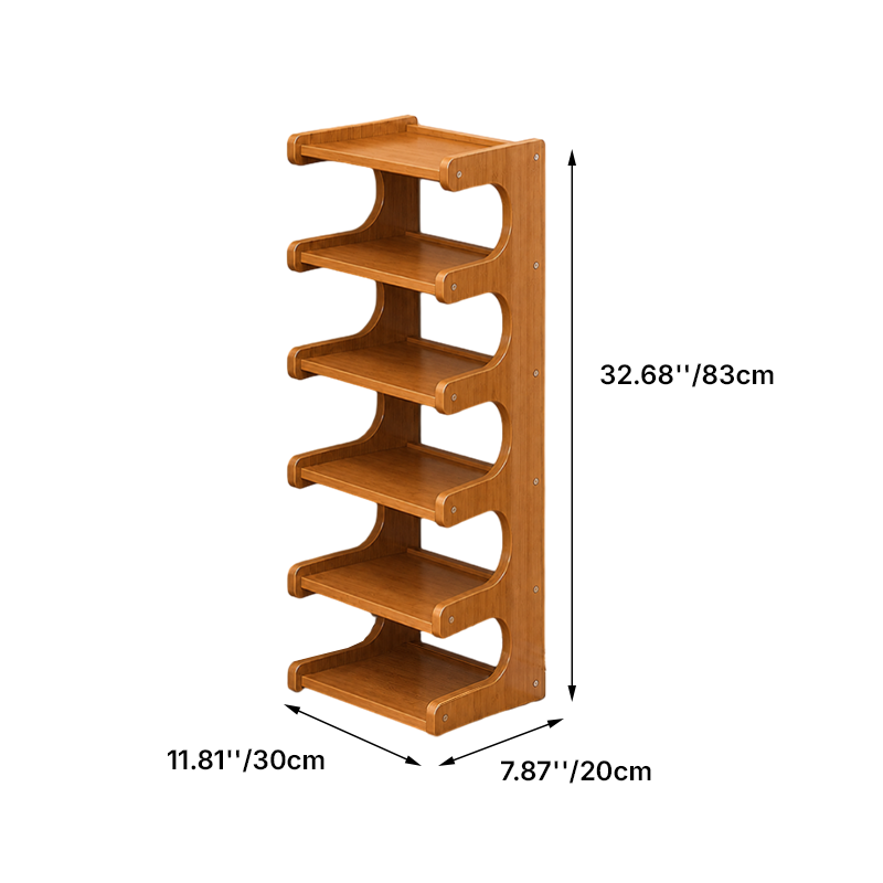 NORDSHOE – Scandinavian Shoe Rack with Open Shelves for Easy Storage