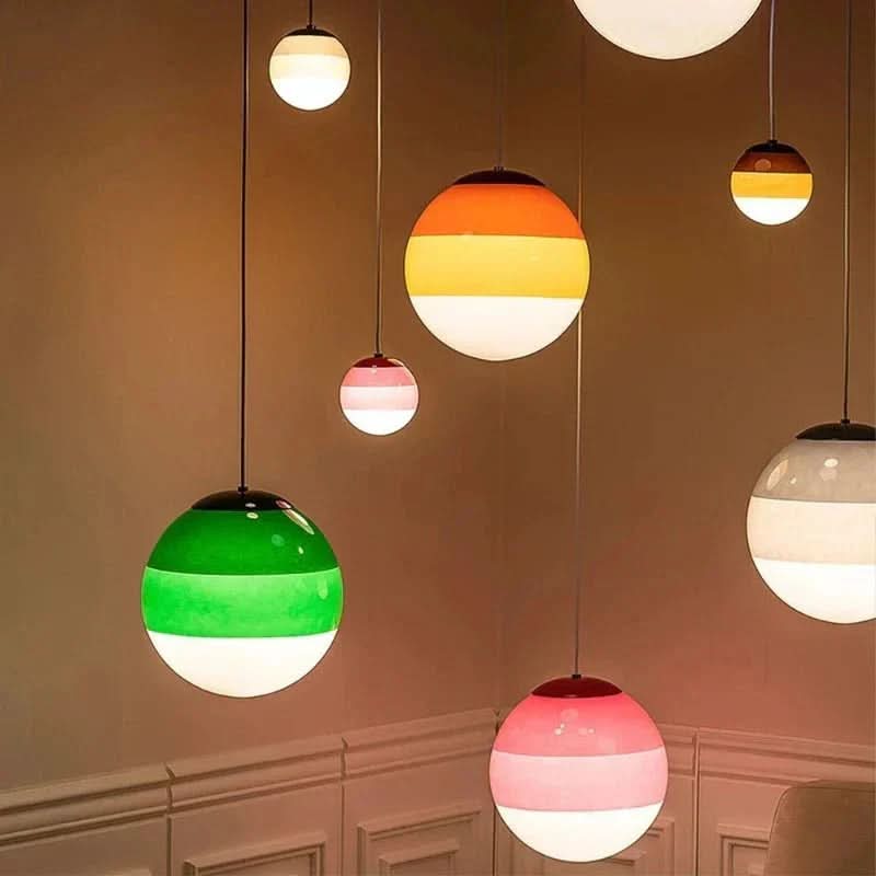 GRADILUXORA – Farbverlaufs-Pendelleuchte aus Glas für elegante Ambientebeleuchtung