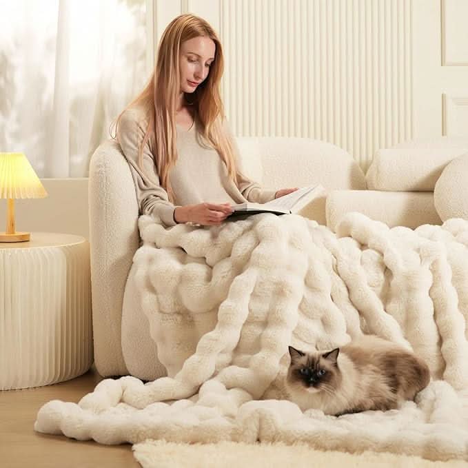 VELVETREST – Couverture moelleuse pour des soirées tout en confort