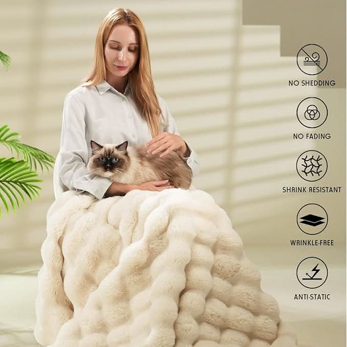 VELVETREST – Couverture moelleuse pour des soirées tout en confort