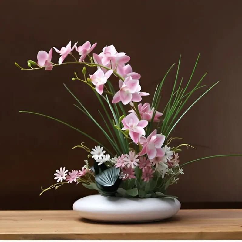 DOVENEXORA – Elegante vaso decorativo per orchidee per un arredamento raffinato