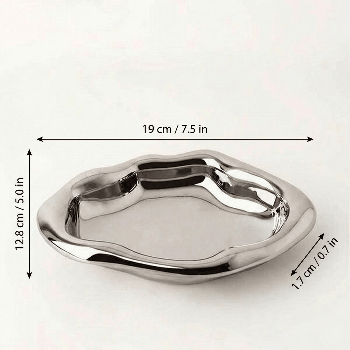 SILVERNEXA – Bandeja moderna para objetos pequeños y una organización elegante de accesorios